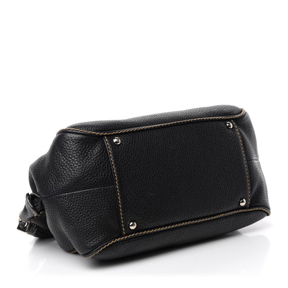 Chanel Calfskin Large Tassel Bowler Black 4 of 15