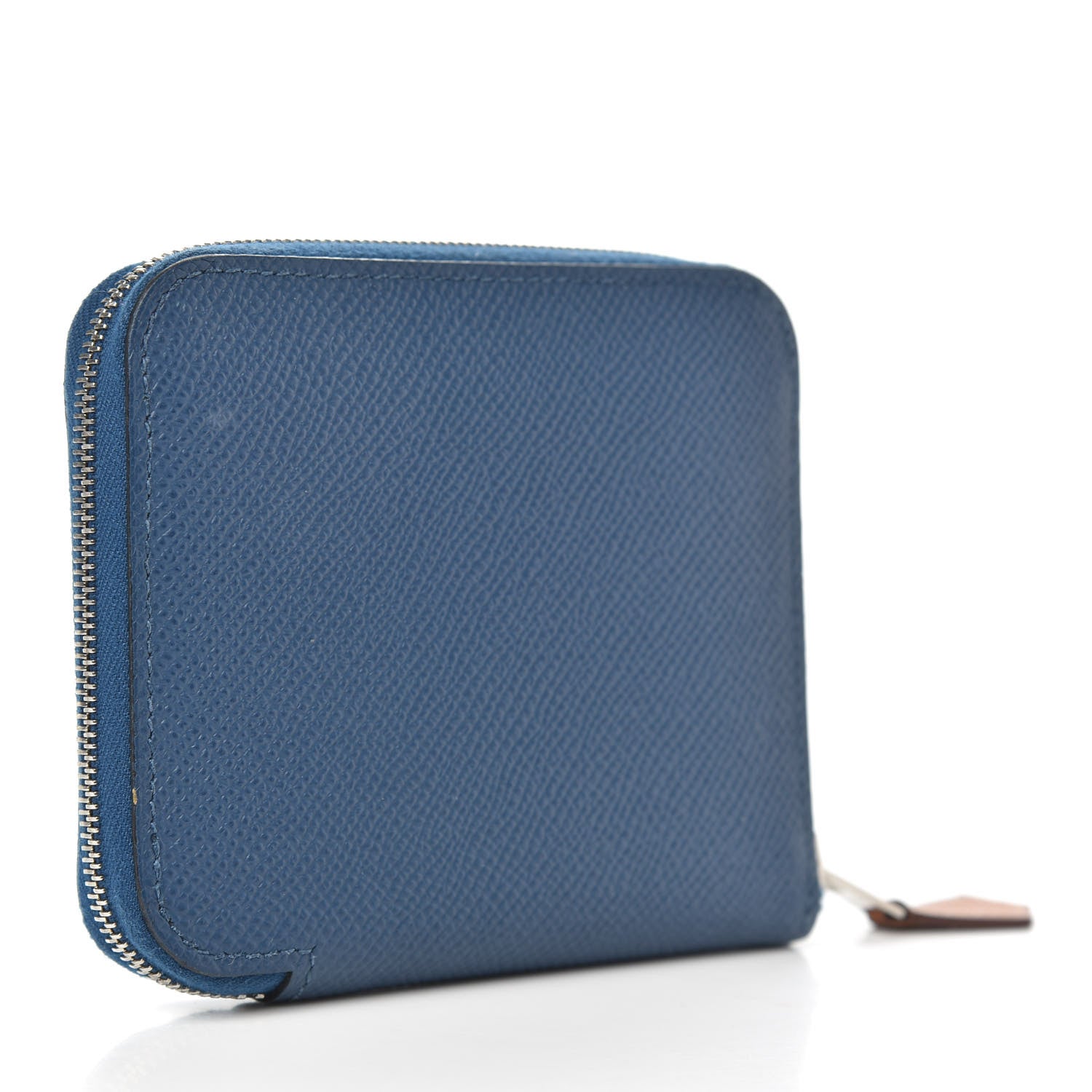 Hermes Epsom Silk'In Compact Wallet Deep Bleu 3 of 7
