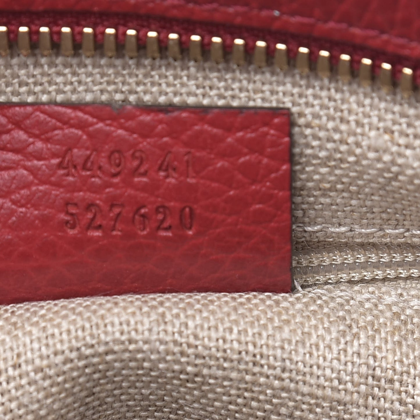 Monogram Small Bree Tote Red