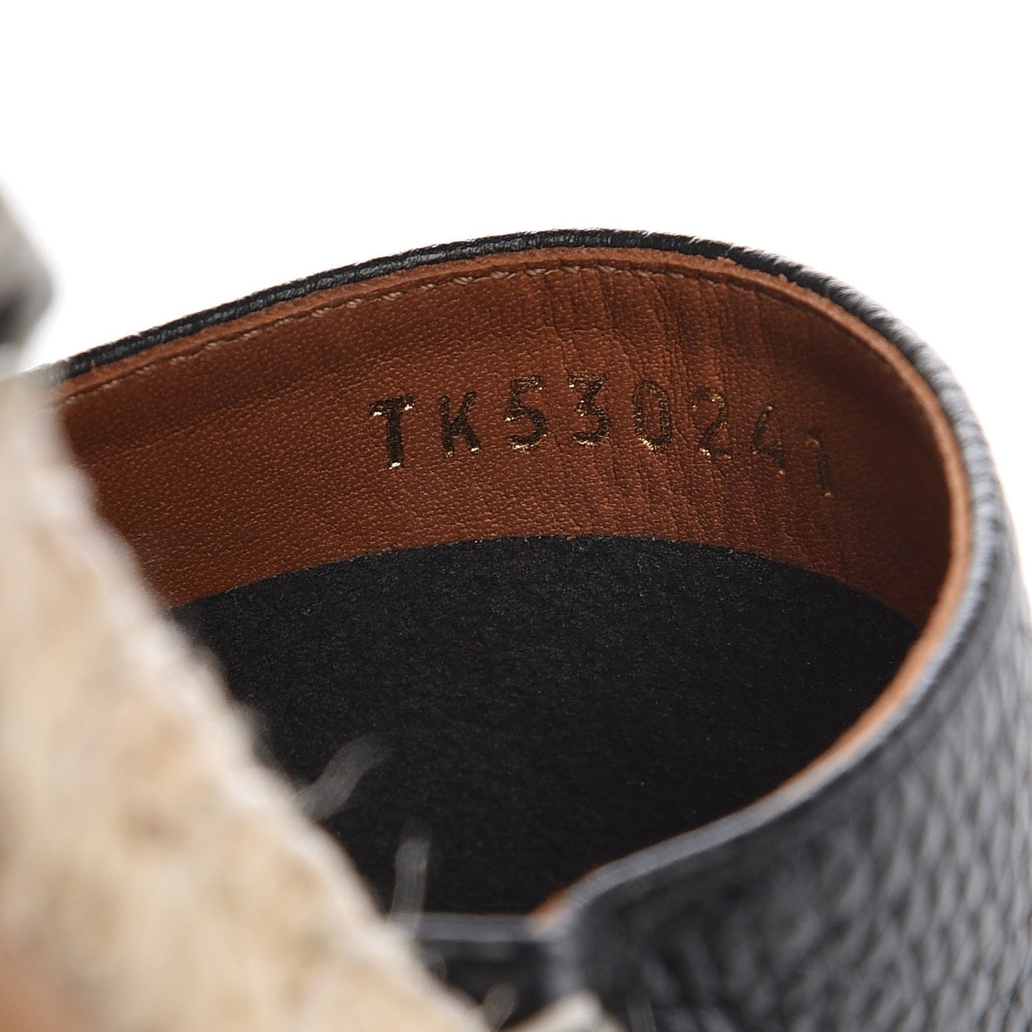 Grained Calfskin Rockstud Ankle Wrap Espadrille 20mm Flats 41 Black Light Cuir Natural