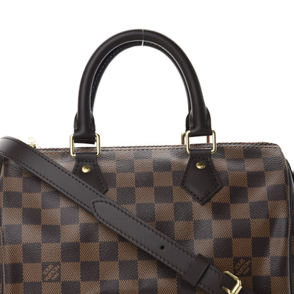 Louis Vuitton Damier Ebene Speedy Bandouliere 25 10 of 10
