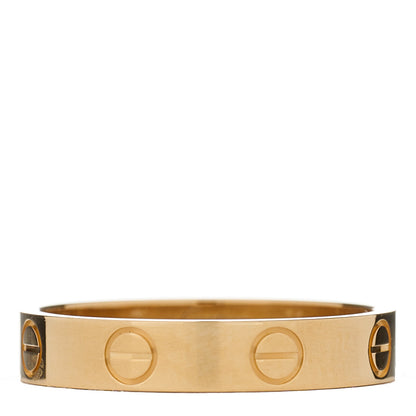 Cartier 18K Yellow Gold 3.5mm LOVE Wedding Band Ring 53 6.5 3 of 3