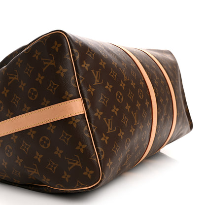 Louis Vuitton Monogram Keepall Bandouliere 55 7 of 11