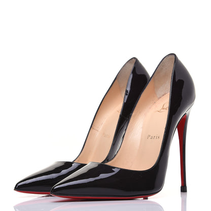 Christian Louboutin Patent So Kate 120 Pumps 38.5 Black 3 of 12