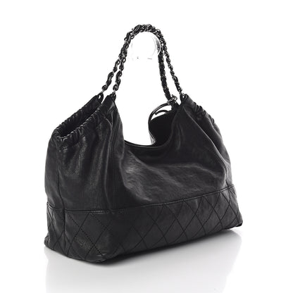 Chanel Calfskin Baby Coco Cabas Black 3 of 10