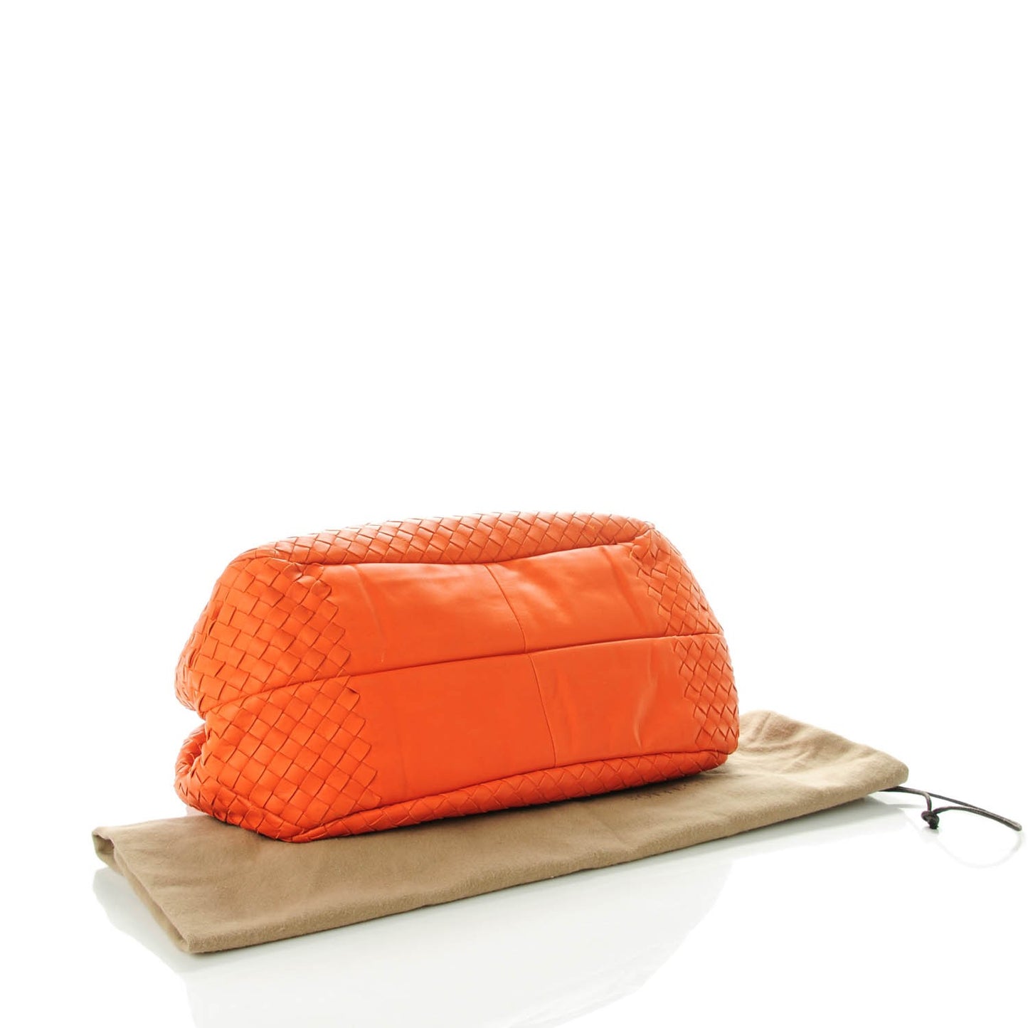 Nappa Intrecciato Medium Campana Orange