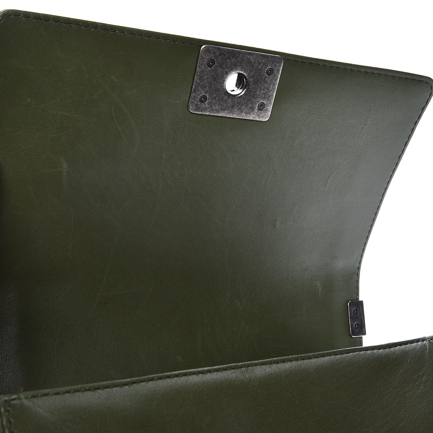 Lambskin Medium Celtic Boy Flap Green