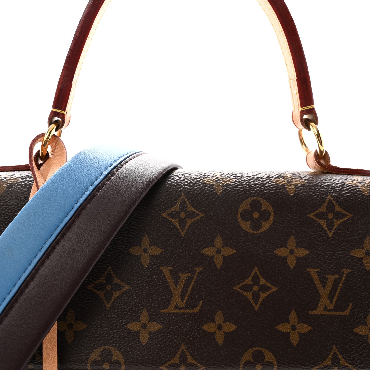 Louis Vuitton Monogram Cluny MM Blue Glacial 7 of 9
