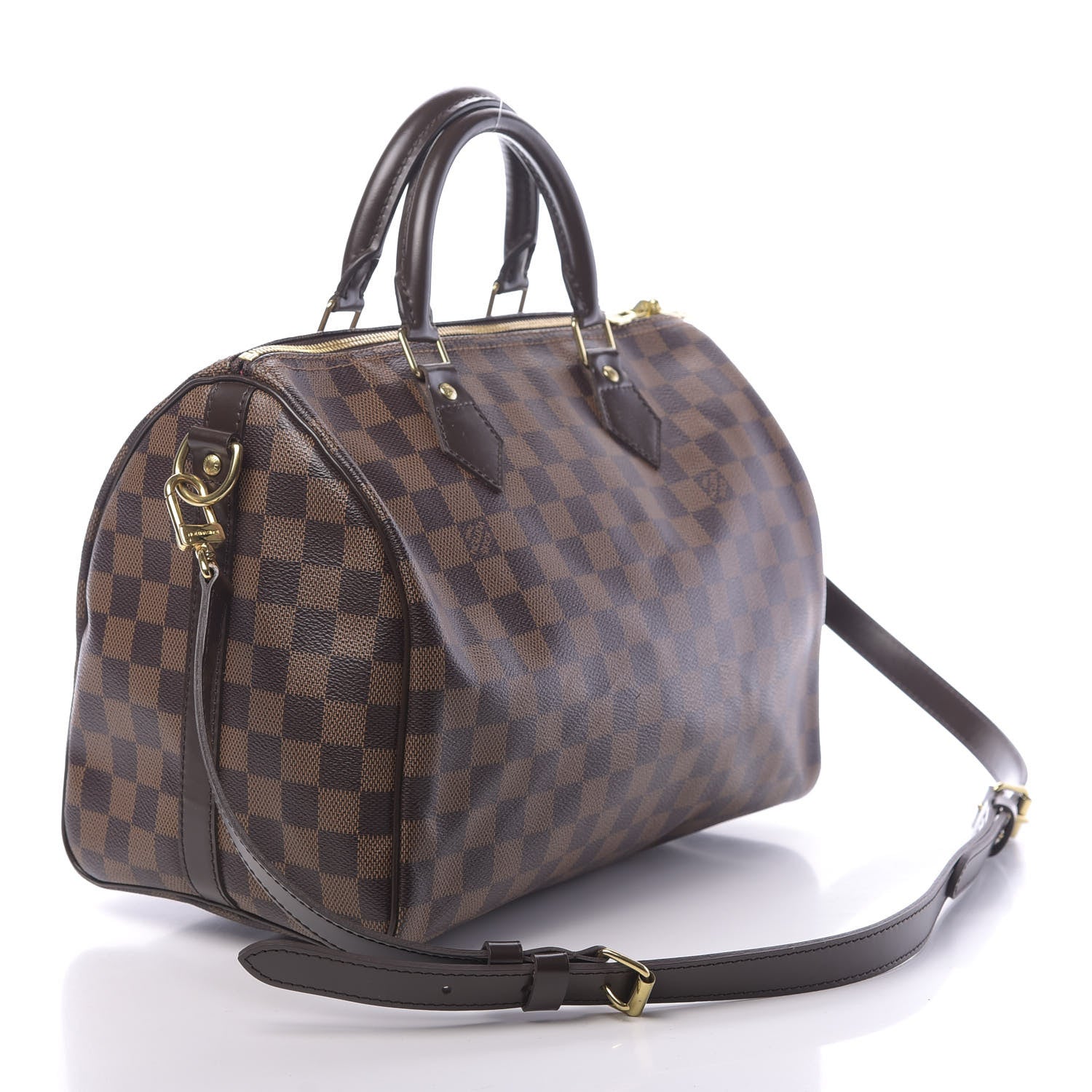 Louis Vuitton Damier Ebene Speedy Bandouliere 30 3 of 12
