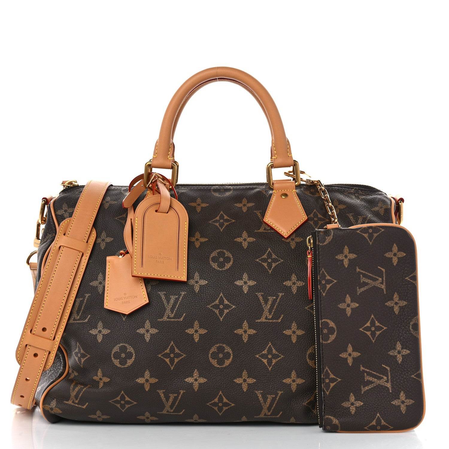 Louis Vuitton Calfskin Monogram Speedy P9 Bandouliere 40 4 of 15