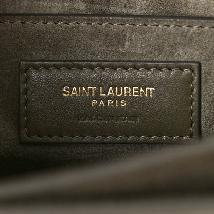Saint Laurent Calfskin Medium Monogram Sunset Fog 6 of 8
