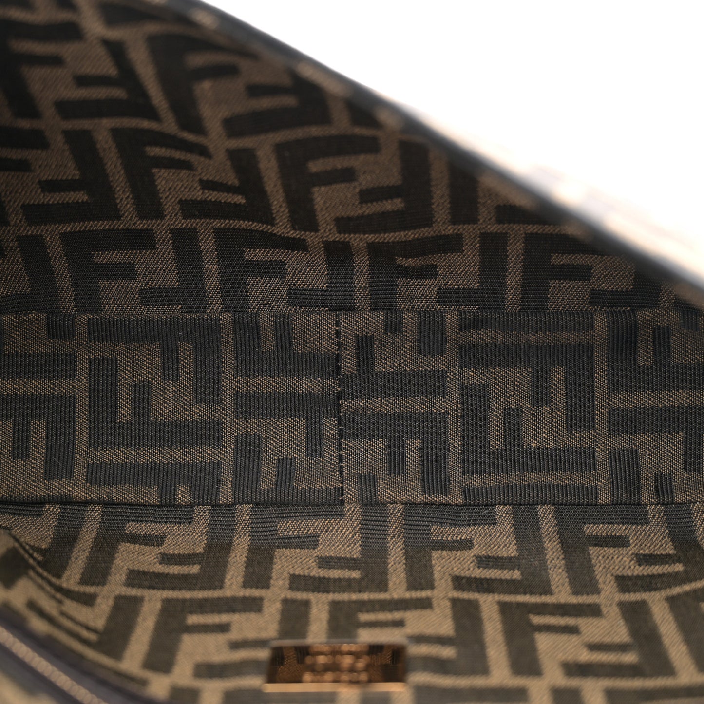 Fabric Jacquard FF 1974 Medium Baguette Tobacco Moro Black