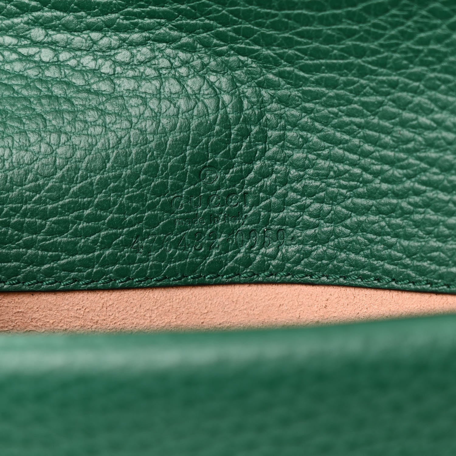 Gucci Dollar Calfskin Crystal Super Mini Dionysus Shoulder Bag Emerald 6 of 9