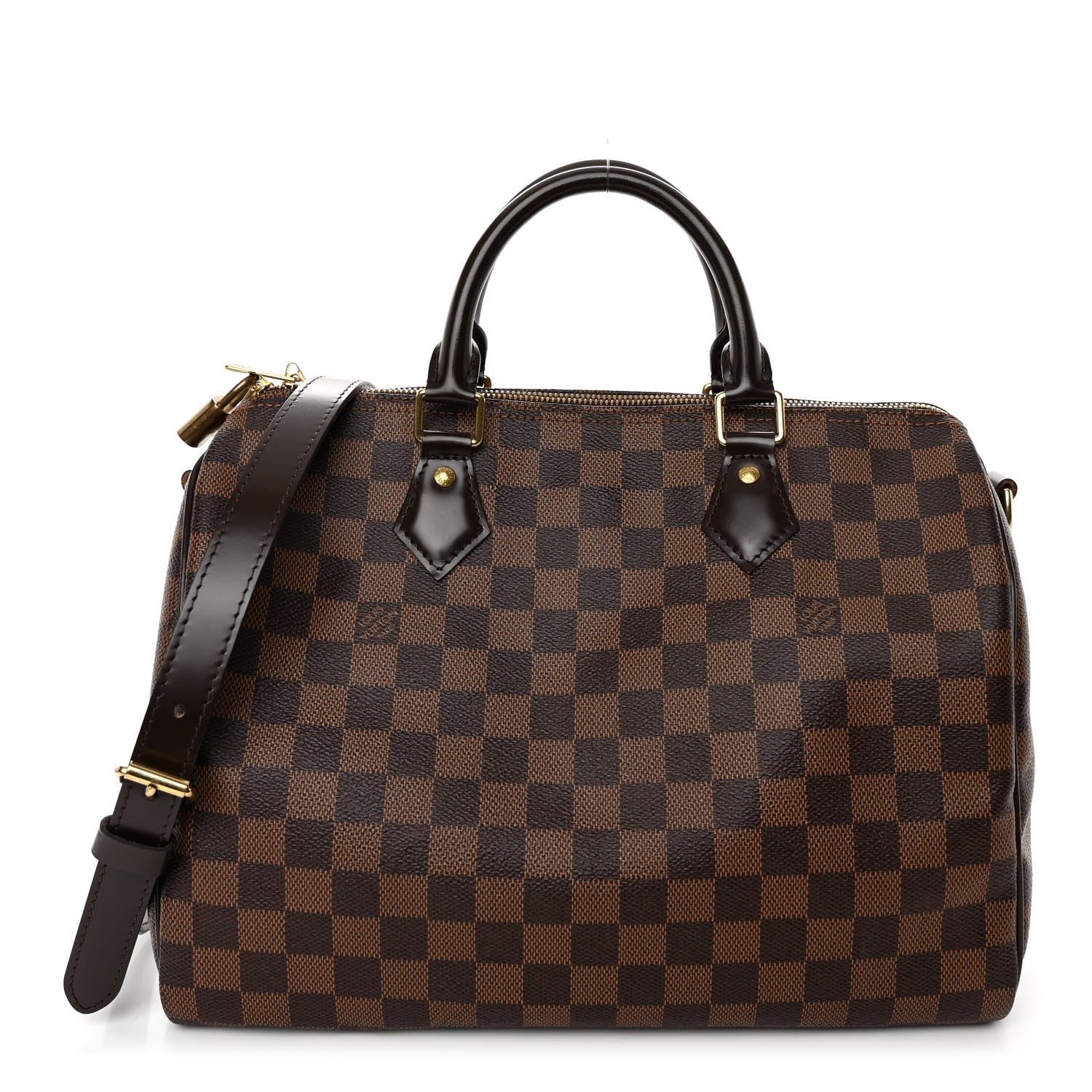 Louis Vuitton Damier Ebene Speedy Bandouliere 30 1 of 10
