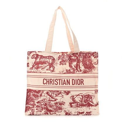Christian Dior Canvas Dioriviera Tote Red 1 of 13