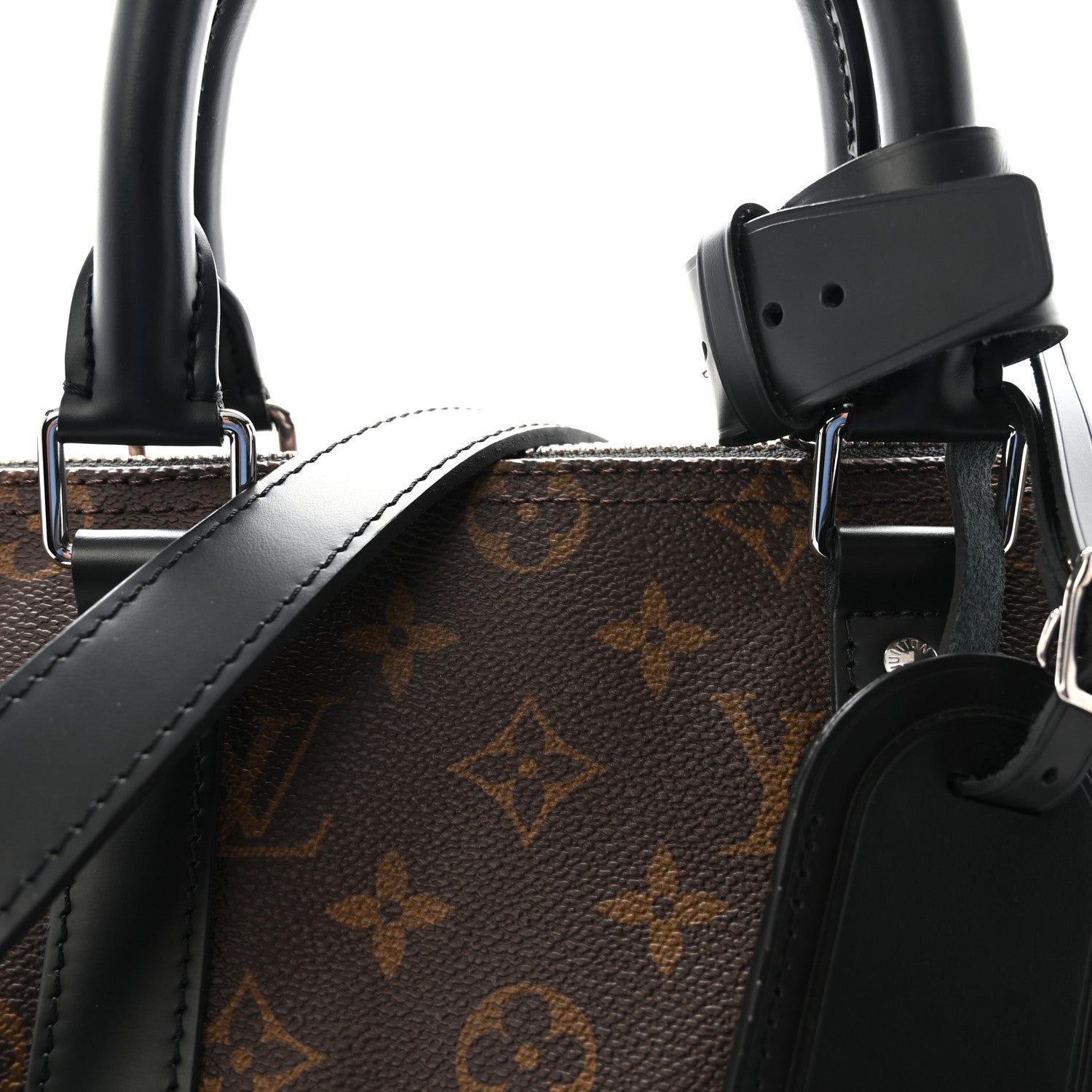 Louis Vuitton Monogram Macassar Keepall Bandouliere 45 6 of 8