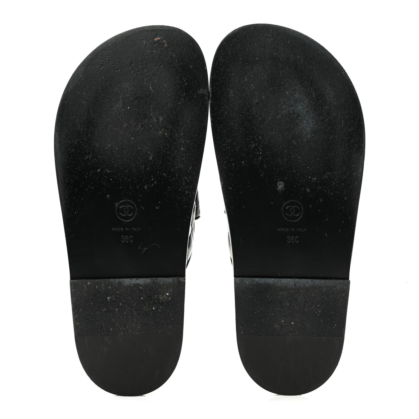 Crumpled Shiny Lambskin Velcro Dad Sandals 36 Black