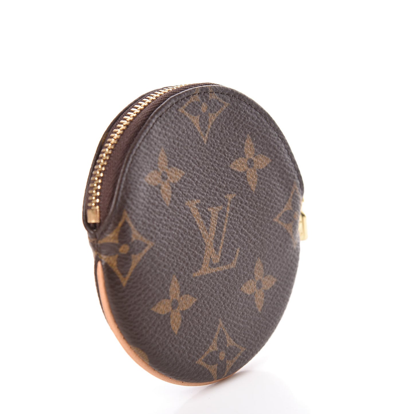 Monogram Round Coin Purse