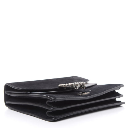 Gucci Suede Medium Dionysus Shoulder Bag Black 4 of 12