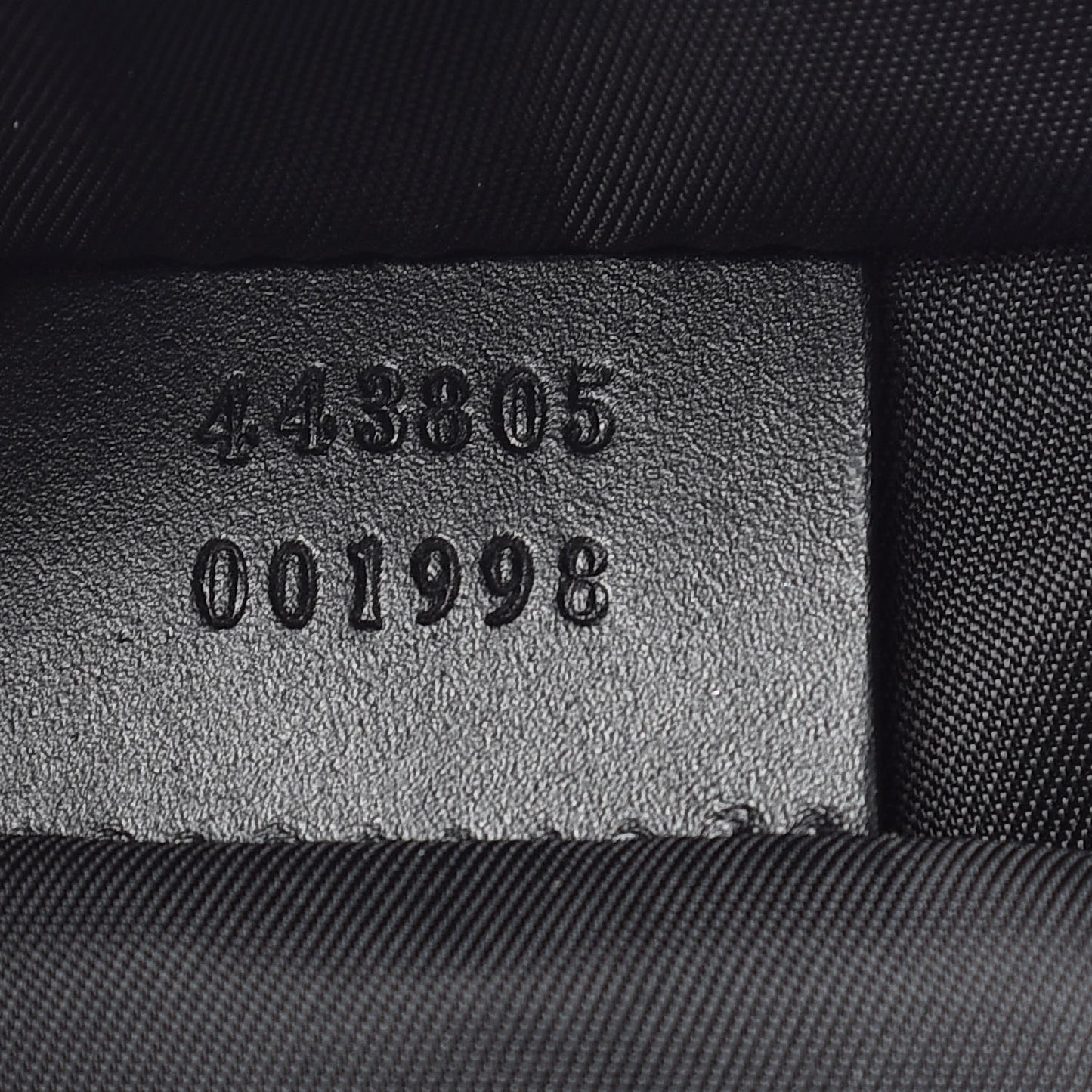GG Supreme Monogram Web Dome Backpack Black