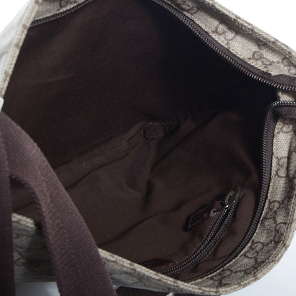 Gucci GG Plus Monogram Medium Flat Messenger Bag Dark Brown 5 of 7