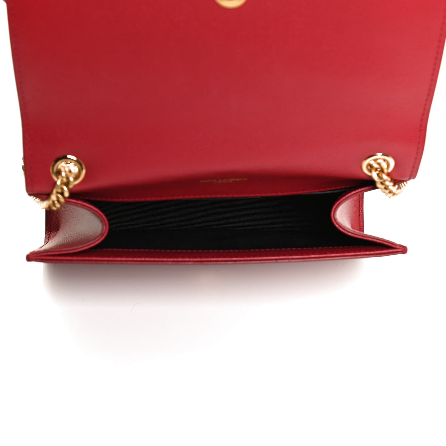 Grain De Poudre Small Classic Monogram Kate Tassel Satchel Red