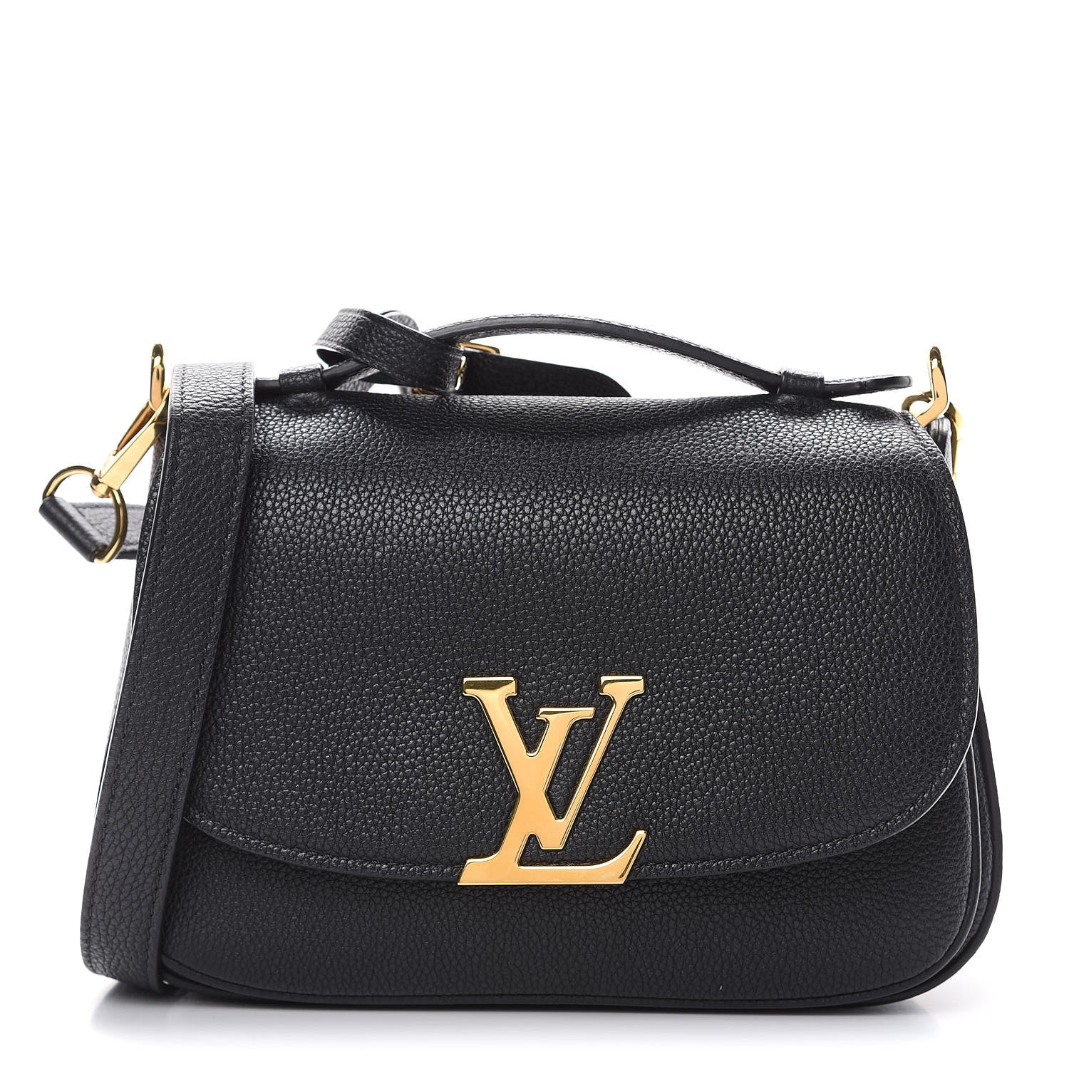 Louis Vuitton Grained Calfskin Vivienne NM Black 1 of 12