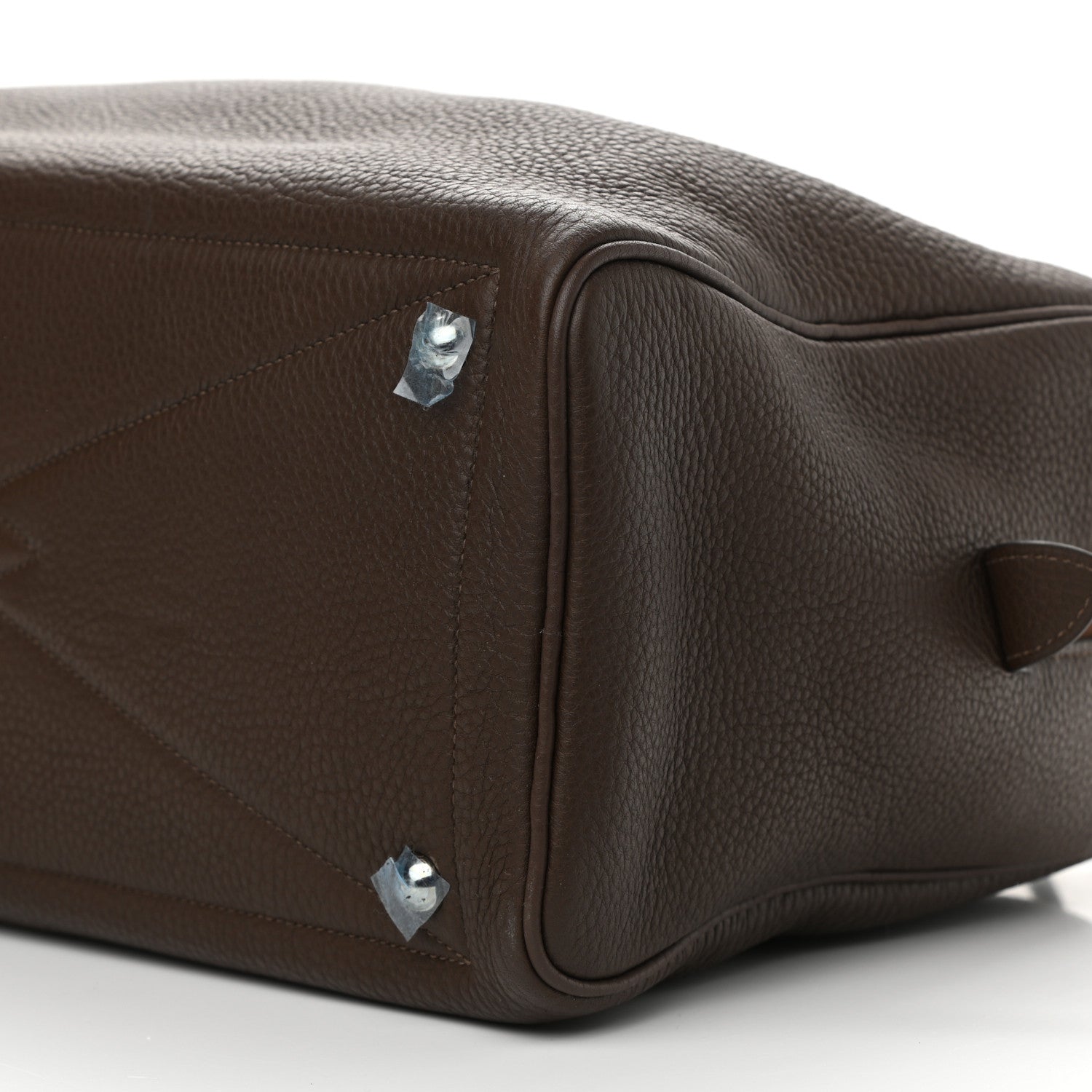 Hermes Taurillon Clemence Victoria II 35 Chocolate 10 of 12