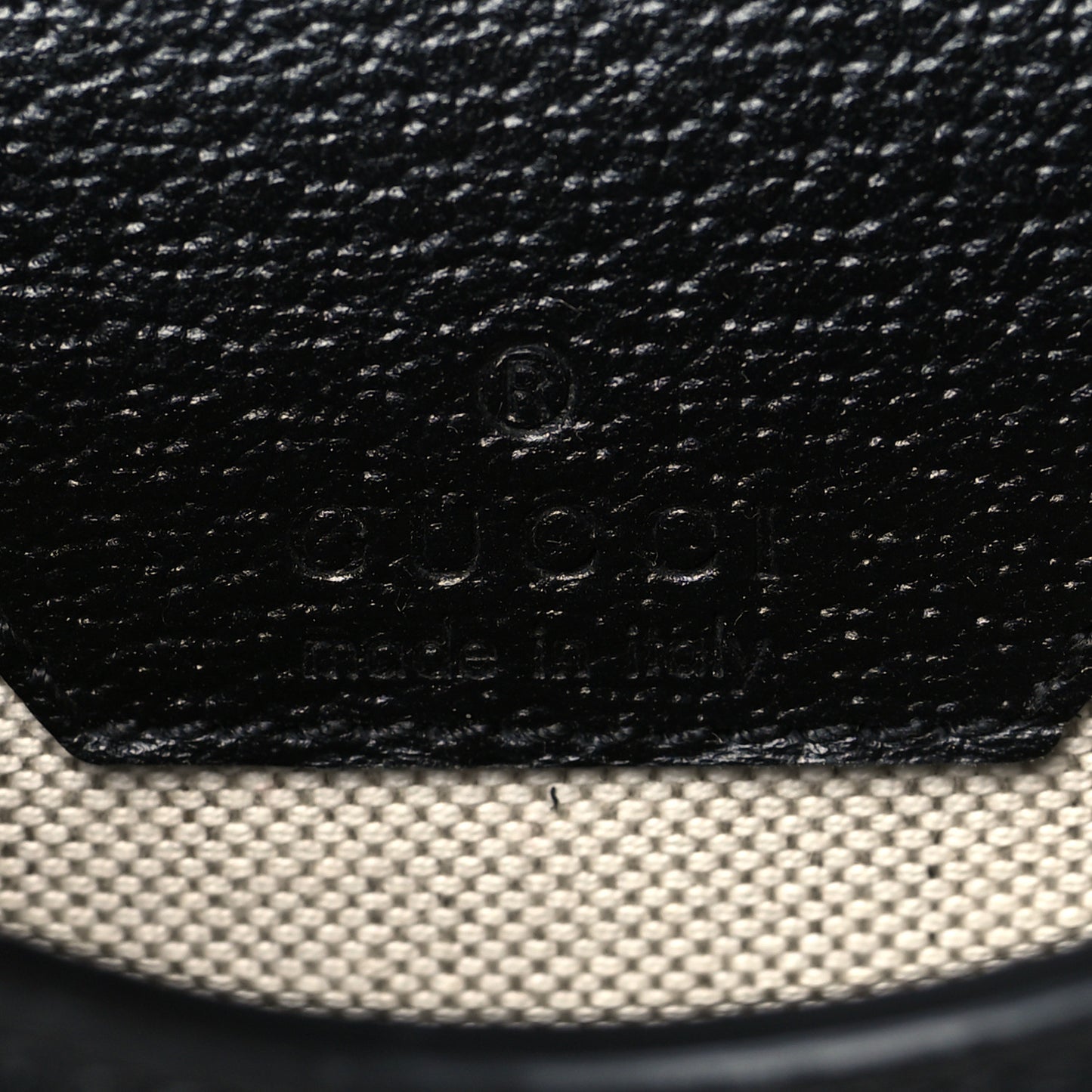 Jacquard Black Denim GG Monogram Textured Dollar Calfskin Mini Horsebit 1955 Crossbody Bag Black Ivory