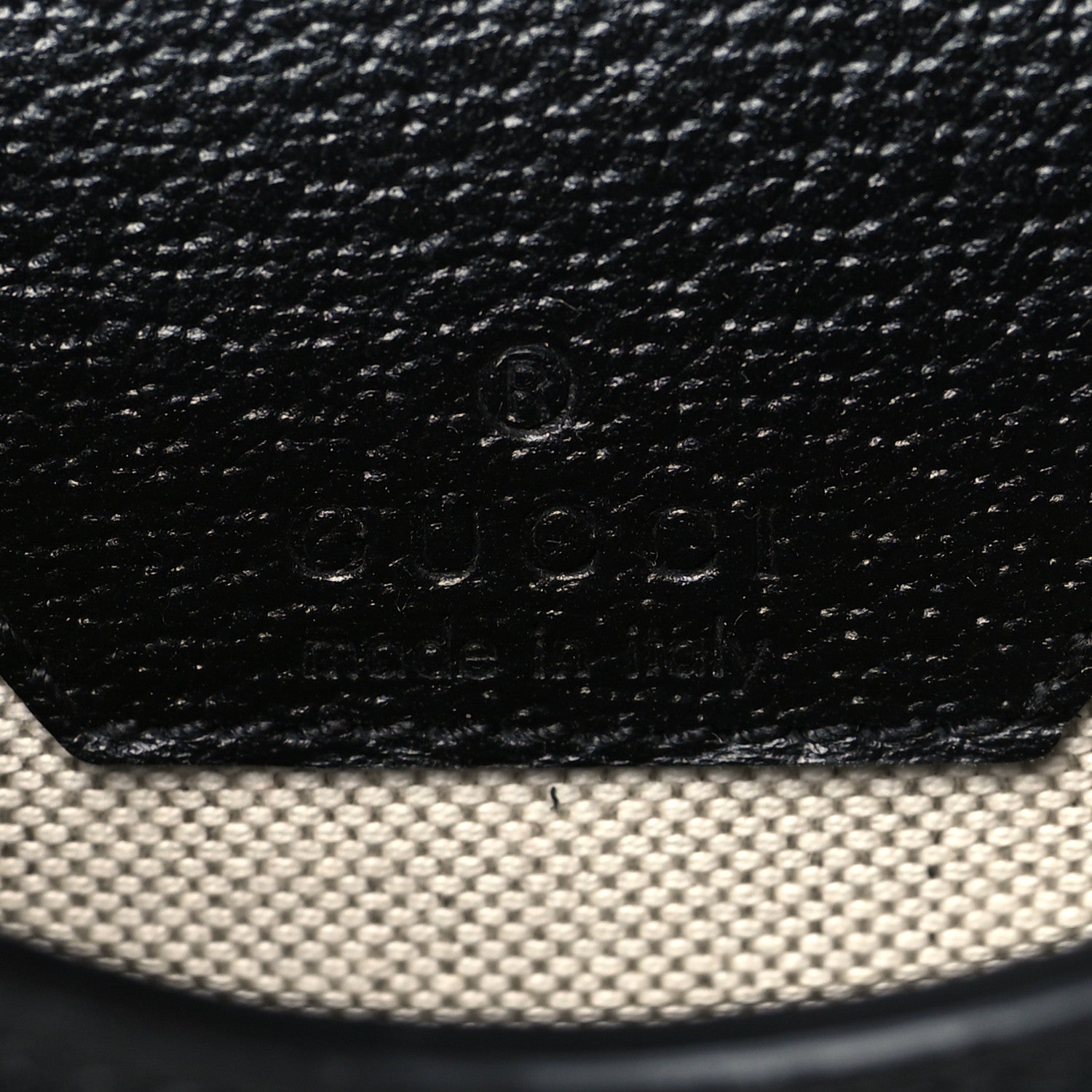 Gucci Jacquard Black Denim GG Monogram Textured Dollar Calfskin Mini Horsebit 1955 Crossbody Bag Black Ivory 6 of 11