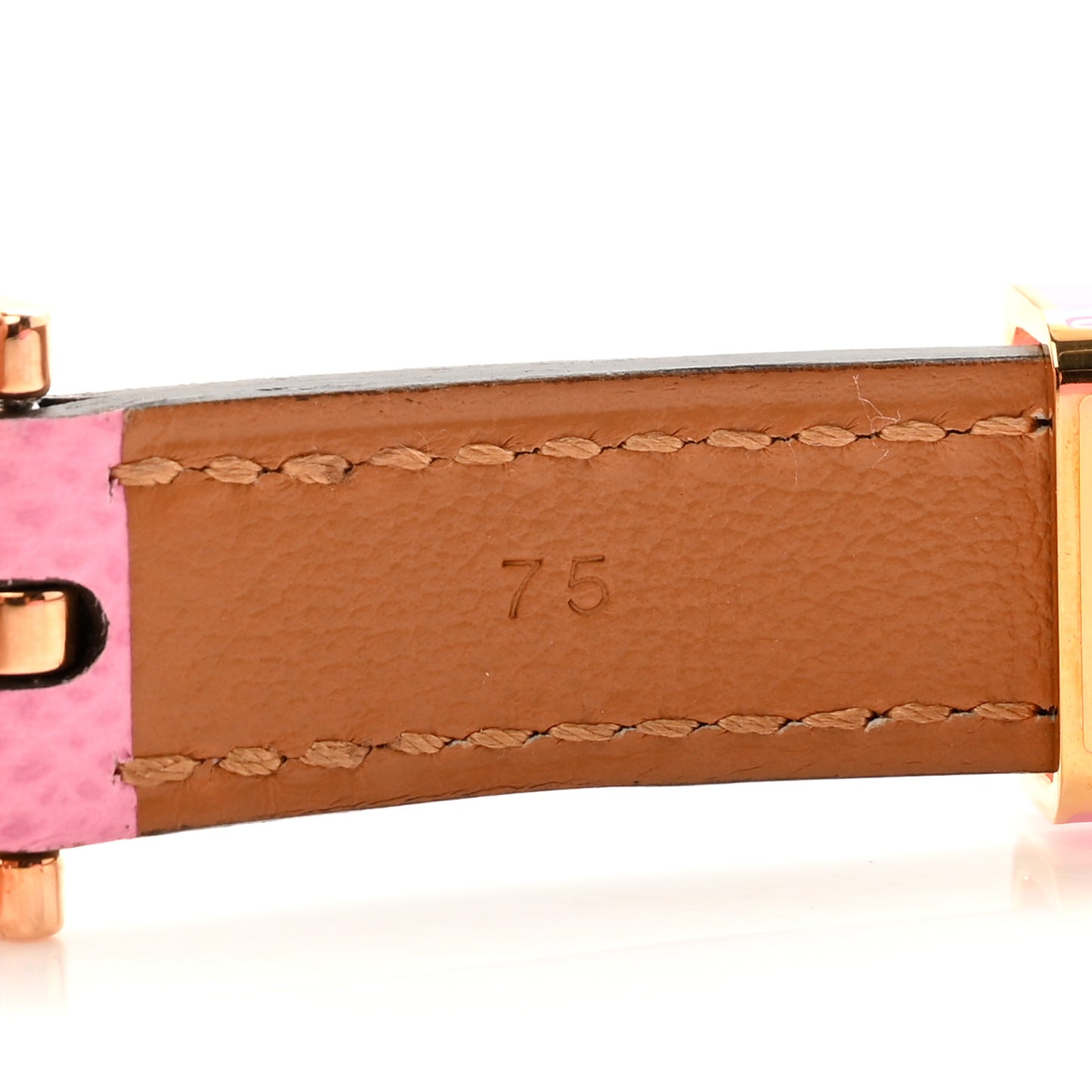 Epsom 15mm Pop H Belt 75 5P Pink