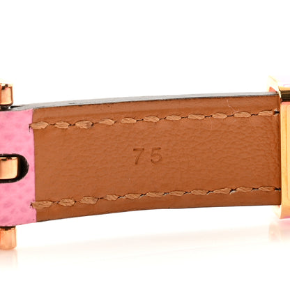 Hermes Epsom 15mm Pop H Belt 75 5P Pink 4 of 6