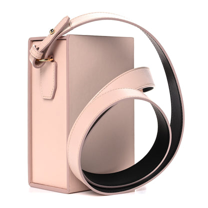 Fendi Vitello Fluffy Logo Vertical Box Rosa Quarzo Black 3 of 11