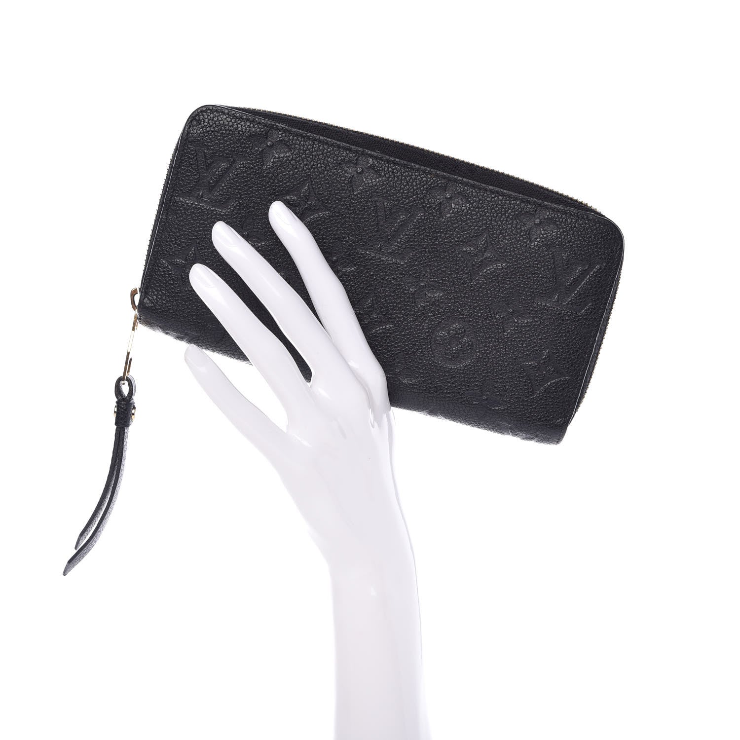 Louis Vuitton Empreinte Zippy Wallet Black 2 of 10