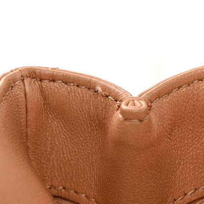 Chanel Crumpled Glazed Lambskin Quilted Medium Hold The Line Flap Beige 11 of 11