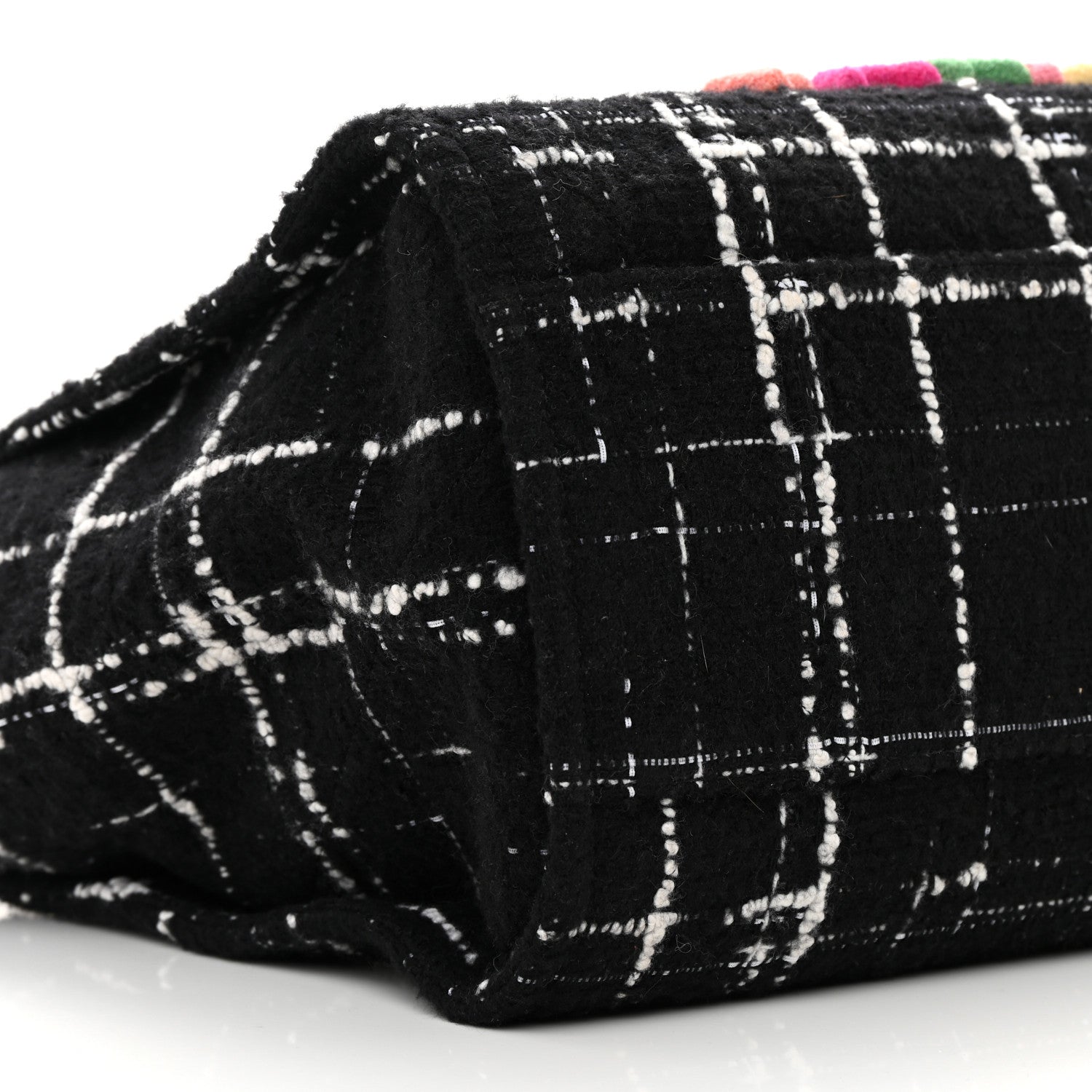 Chanel Tweed Medium Deauville Tote Black White Multicolor 10 of 15