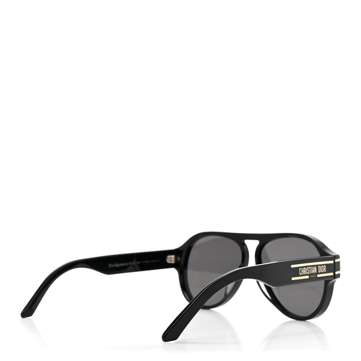 Acetate Diorsignature A1U Pilot Sunglasses Black