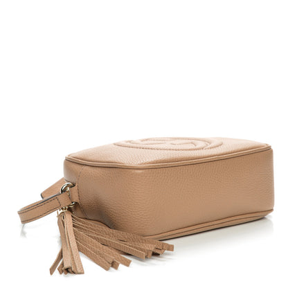 Gucci Pebbled Calfskin Small Soho Disco Bag Rose Beige 4 of 6