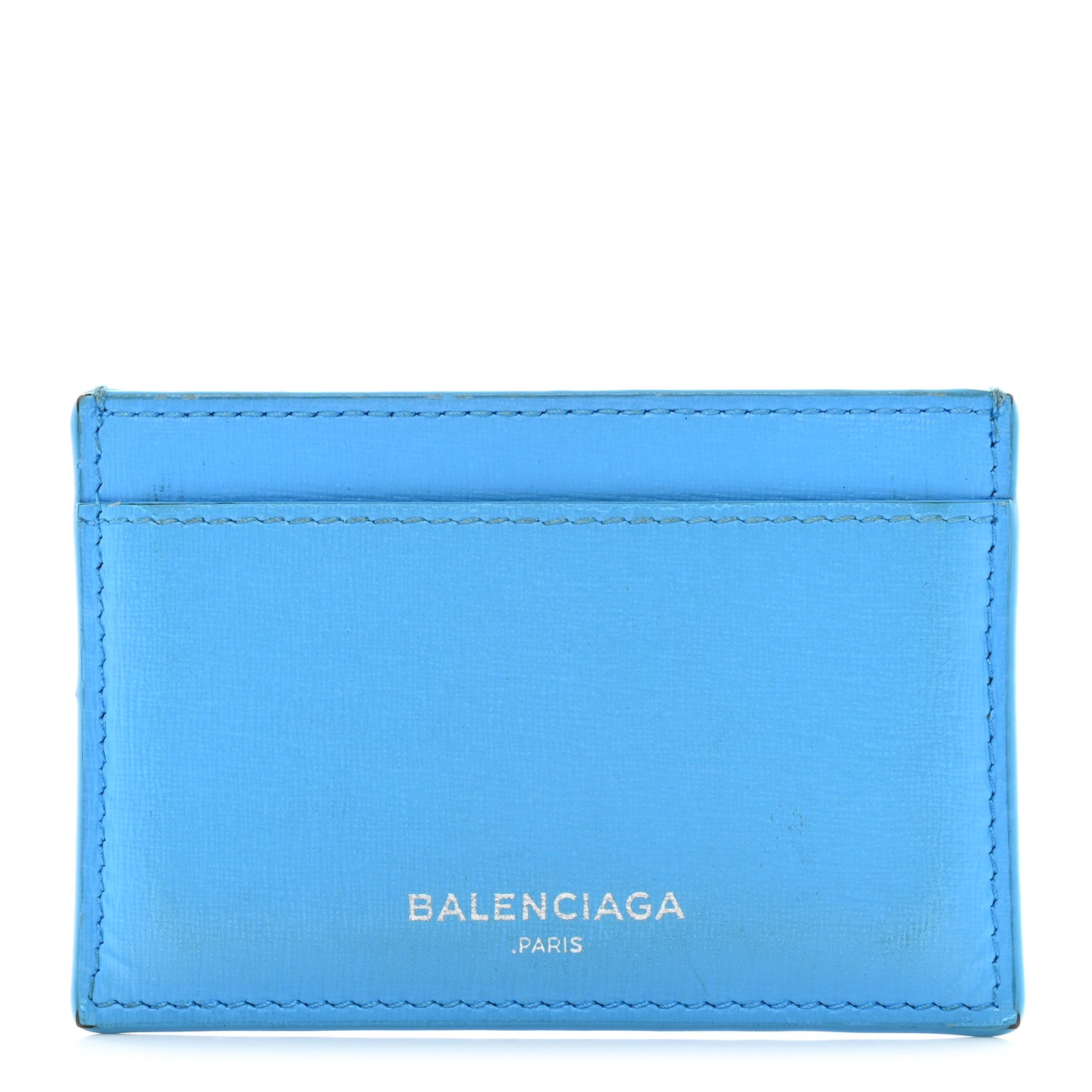 Textured Calfskin Everyday Multi Card Case Bright Bleu