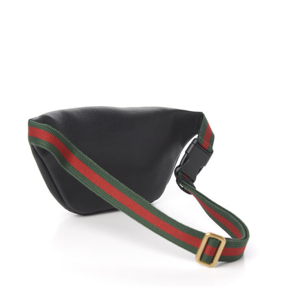 Gucci Grained Calfskin Small Logo Belt Bag Black 2 of 9