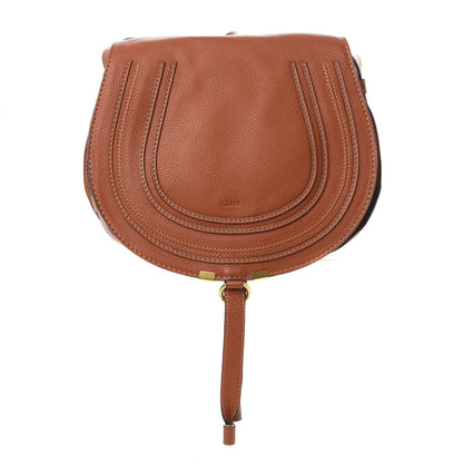 Chloe Calfskin Medium Marcie Round Crossbody Bag Tan 1 of 8