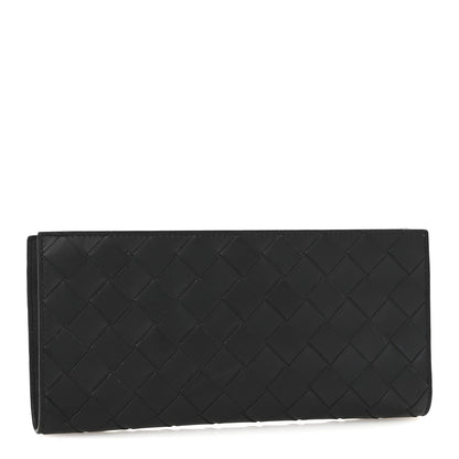 Bottega Veneta Nappa Intrecciato Zip Wallet Black 3 of 9