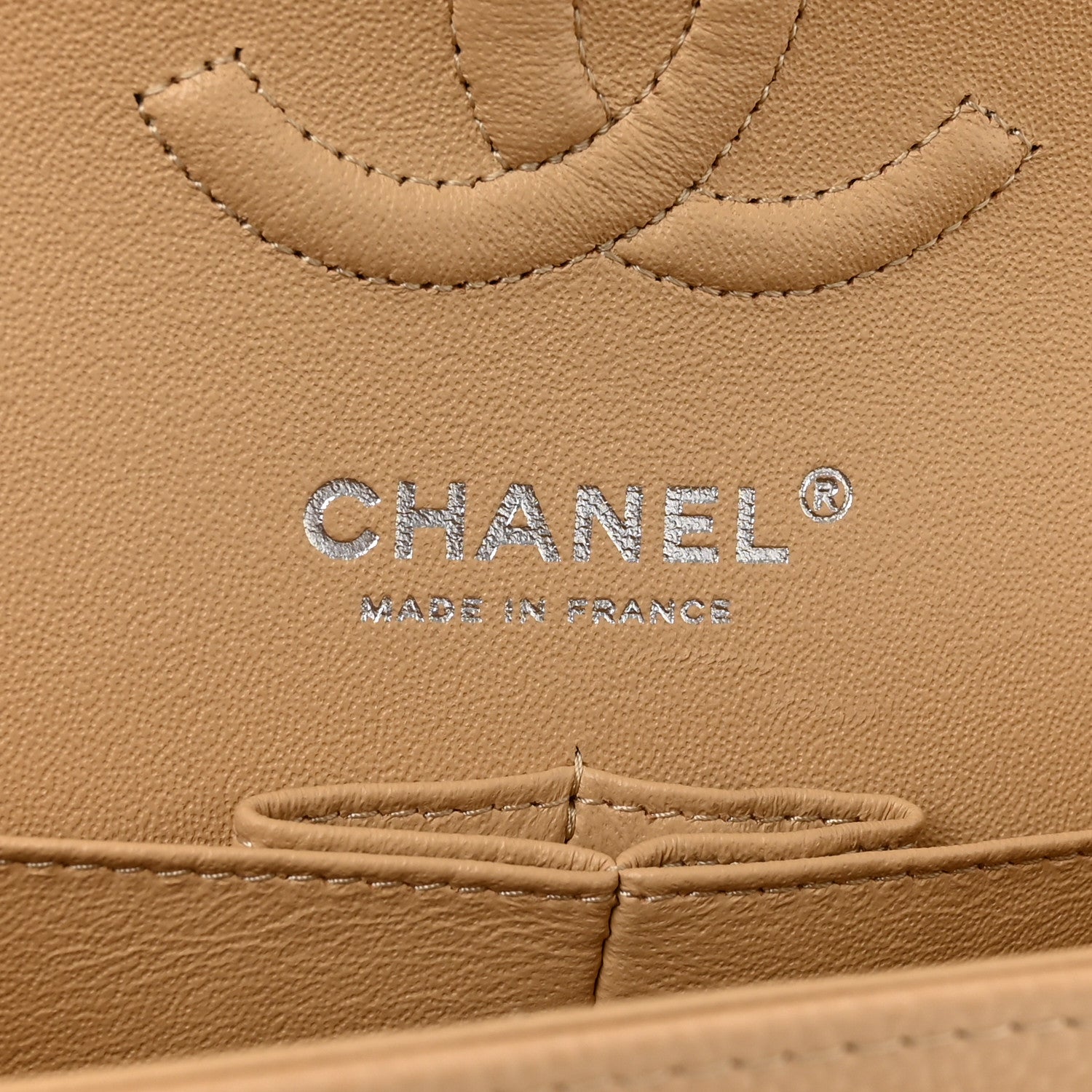 Chanel Caviar Quilted Small Double Flap Beige 6 of 10
