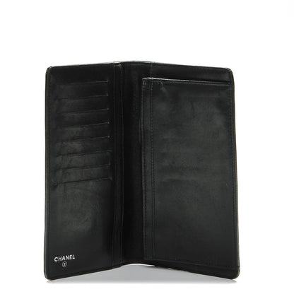 Chanel Patent Calfskin Lucky Symbols Yen Wallet Black 5 of 8
