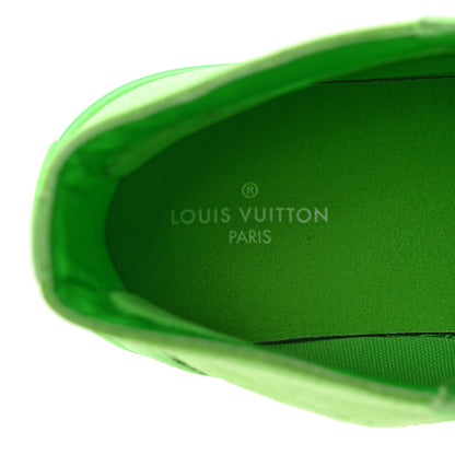 Louis Vuitton Canvas Monogram Mens Tattoo Sneaker Boots 7 Vert 8 of 10