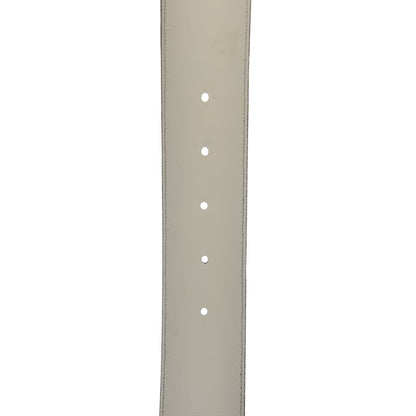 Gucci Calfskin Double G 40mm Belt 80 32 Mystic White 8 of 12