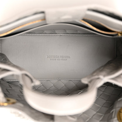 Bottega Veneta Nappa Intrecciato Small Andiamo Shoulder Bag Sterling 5 of 9