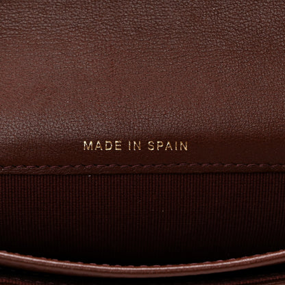 Chanel Goatskin Quilted French Long Wallet Burgundy 7 of 8