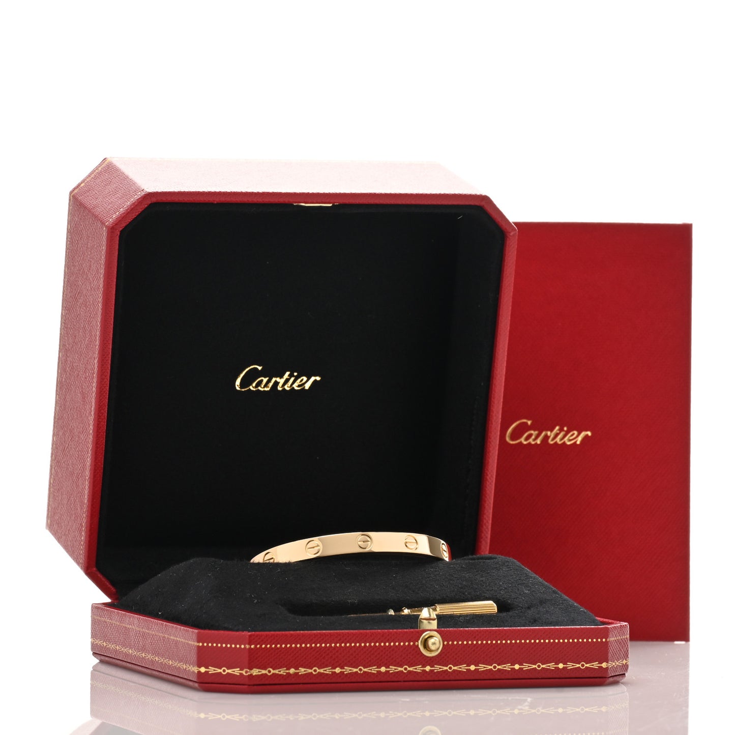 18K Yellow Gold Love Bracelet 16