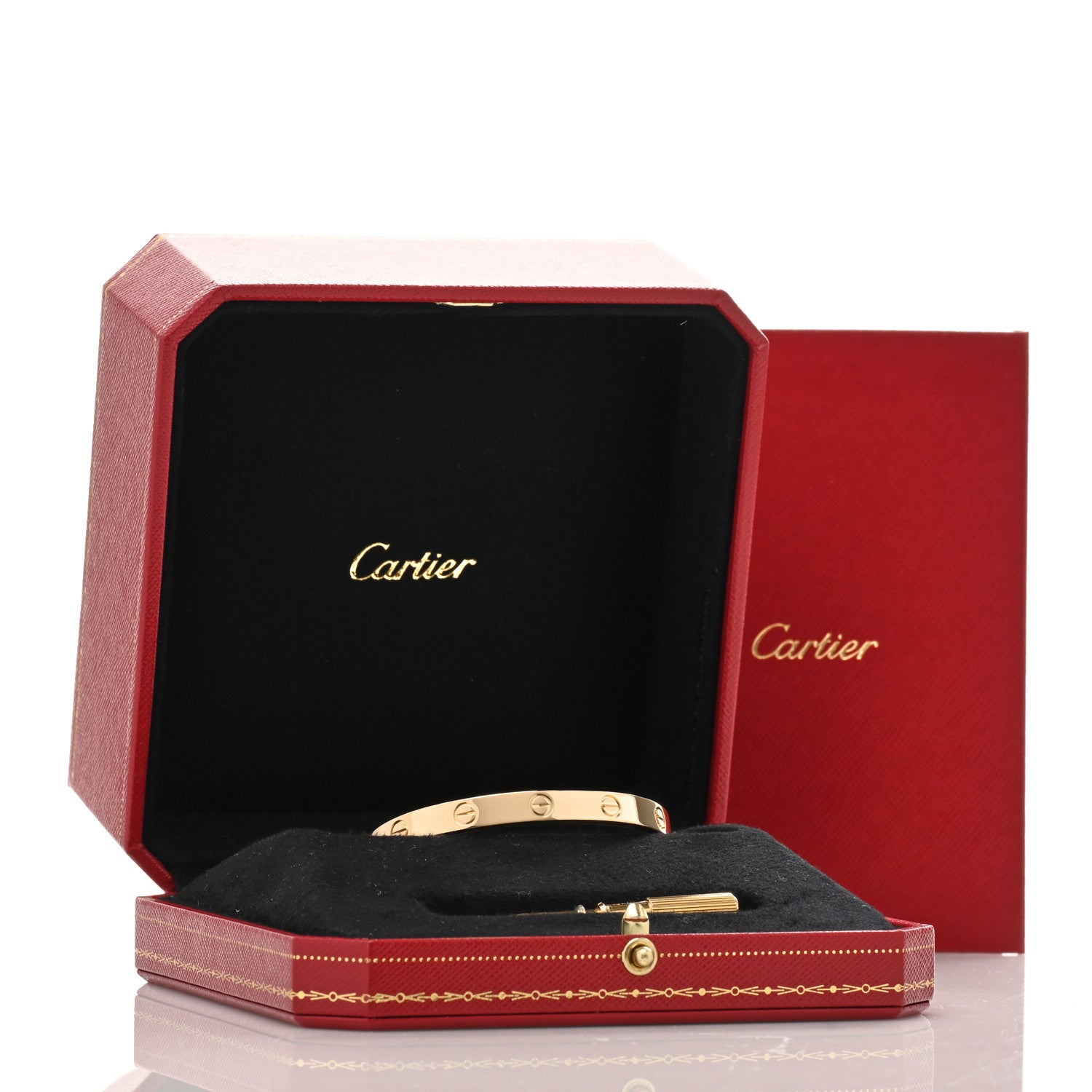Cartier 18K Yellow Gold Love Bracelet 16 5 of 5